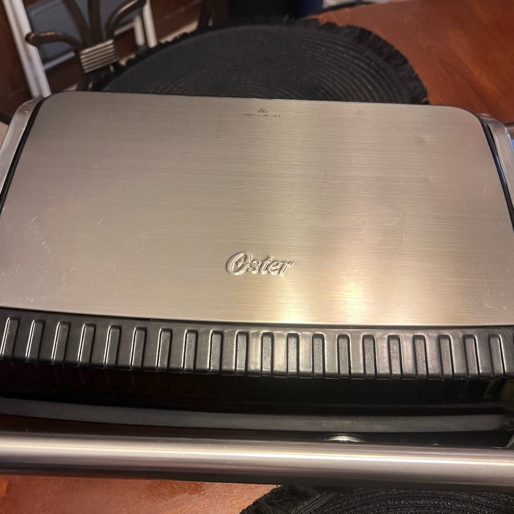 Oster panini maker gently used